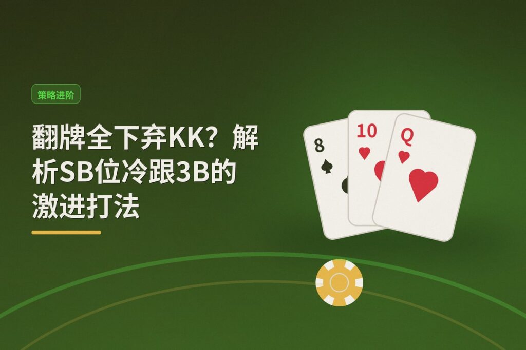 翻牌全下弃KK？解析SB位冷跟3B的激进打法