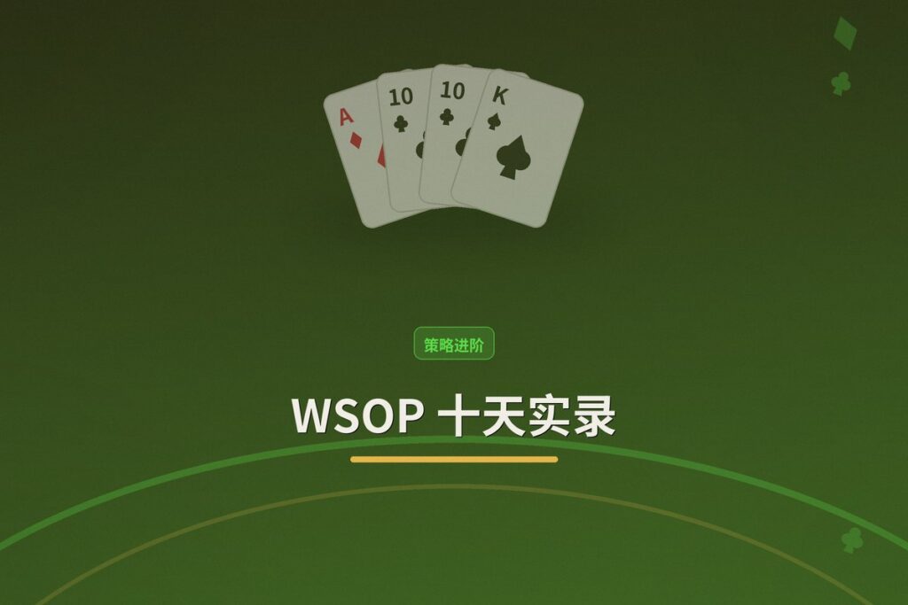 【牌手故事】WSOP 十天实录：赢利玩家数据下的心碎真相