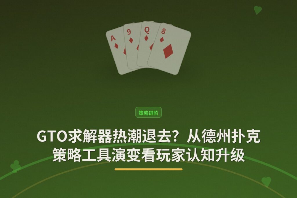 GTO求解器热潮退去？从德州扑克策略工具演变看玩家认知升级