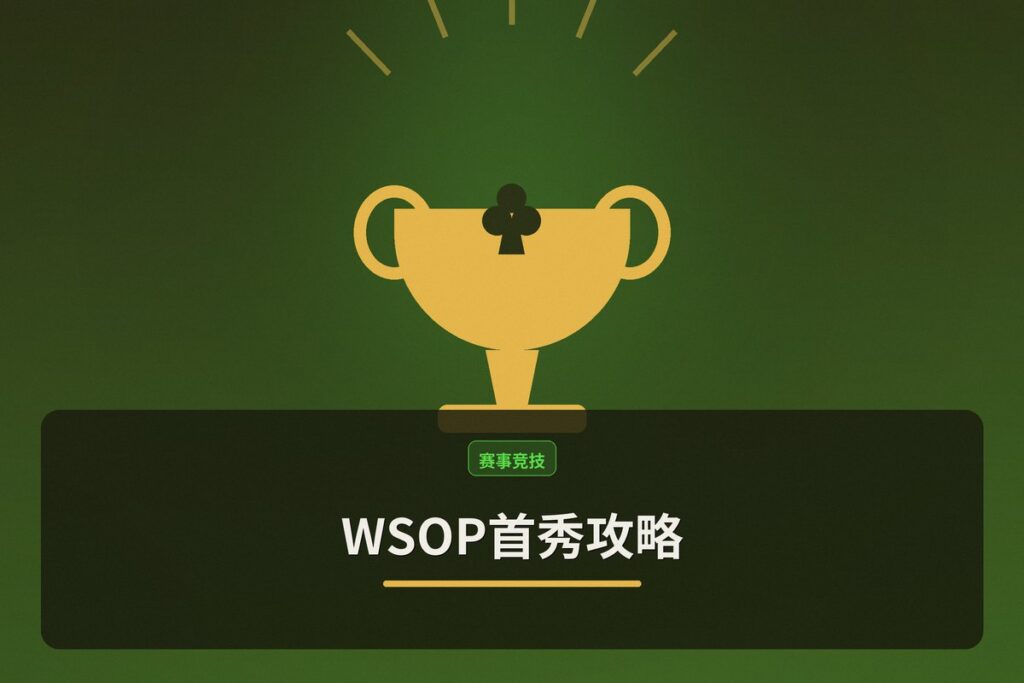 WSOP首秀攻略：如何在最低买入赛中存活并晋级？